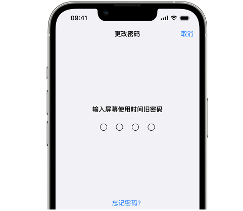 樊城iPhone屏幕维修分享iPhone屏幕使用时间密码忘记了怎么办 