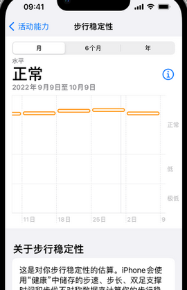 樊城iPhone手机维修如何在iPhone开启'步行稳定性通知'