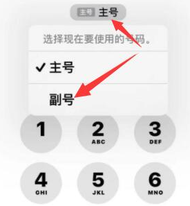 樊城苹果14维修店分享iPhone 14 Pro Max使用副卡打电话的方法 