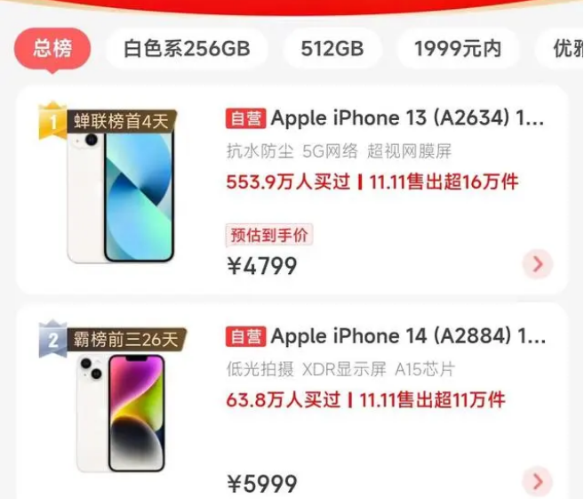 樊城苹果14维修分享iPhone14配置不如同价位的安卓还能大卖 