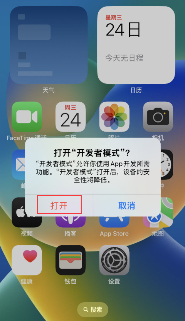 樊城苹果手机维修分享如何打开开发者模式 