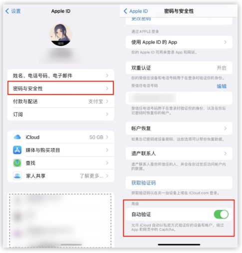 樊城苹果手机维修分享iOS 16 自动验证功能开启方法 