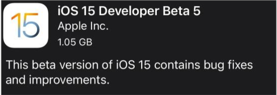 樊城苹果手机维修分享如何升级到iOS15.0 beta5 